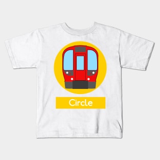 London Underground Subway Circle Kids T-Shirt